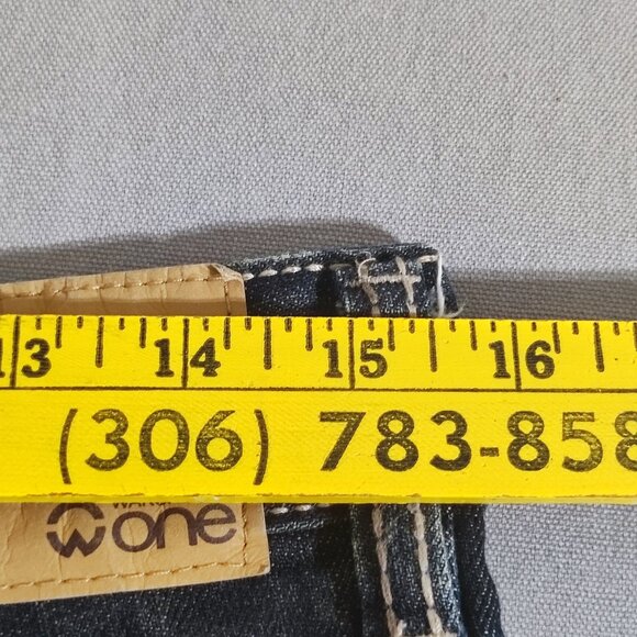 Warehouse One relaxed straight leg jeans men's size 30X30 dark ink blue - Picture 12 of 14